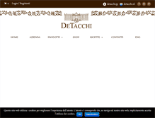 Tablet Screenshot of detacchi.it